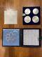 1976 Silver Canadian Montreal Olympic Set, 4 Coins In Original Box. Series Iii