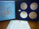 1976 Silver Canadian Montreal Olympics 4 Coin Set Series Iv Track & Field