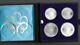 1976 Silver Canadian Montreal Olympics 4 Coin Set (series V) Olympic Motifs