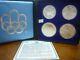 1976 Silver Canadian Montreal Olympics 4 Coin Set Series Vii Souvenir Issue