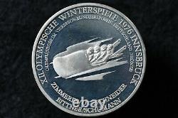 1976 Winter Olympics Innsbruck Silver 8 Coin Proof Uncirculated Set with Box