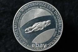 1976 Winter Olympics Innsbruck Silver 8 Coin Proof Uncirculated Set with Box