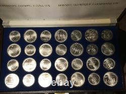 1976 canada olympic silver set 28 coins