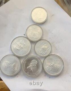 1976 canadian olympic silver coin set
