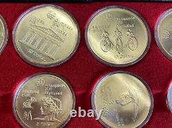 1976 montreal olympic silver coin set complete 28 coins