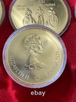 1976 montreal olympic silver coin set complete 28 coins
