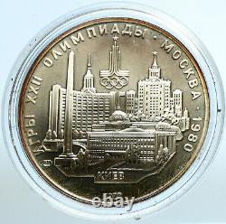 1977 MOSCOW 1980 Russia Olympic KIEV CITY VINTAGE BU Silver 5 Ruble Coin i103540