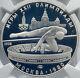 1978 Moscow 1980 Russia Olympics High Jump Genuine Silver 5r Coin Ngc I82060