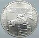 1978 Moscow Russia Olympics Polo Horse Jump Vintage Silver 5 Rouble Coin I86195