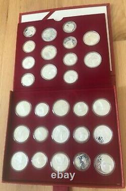 1979 / 1980 Russia Olympics Silver Coin Proof Set 5 and 10 Roubles