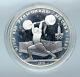 1979 Moscow Russia 1980 Olympics Weightlifting Proof Silver 5 Rouble Coin I85560