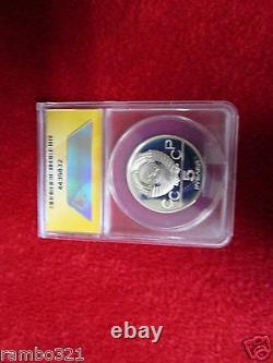 1979 USSR Proof 1980 Olympics Weight Lifting 5R Silver Coin ANACS PF-69 DCAM