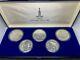 1980 1978,79 Moscow Ussr 5 Coin Silver Olympic Set 5 & 10 Rubles In Original Box
