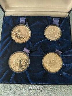 1980 China Olympic Coins Silver Proof Set with COA