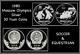 1980 China Silver 30 Yuan Moscow Olympic Coins Equestrian & Soccer Proof And Box