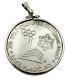 1980 Hungary Lake Olympics Ice Dance Silver 200 Forint Coin Pendant