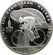 1980 Moscow Summer Olympics 1978 Proof Silver 10 Roubles Coin Cycling I66965