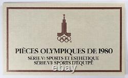 1980 Moscow Olympic Coins Set of 7 Series V Sports & Beauty Series VI Team Sport