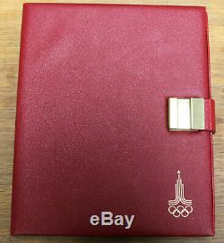 1980 Moscow Olympic Silver Proof Coin Set 5 -10 Ruble Rouble 28 Coins