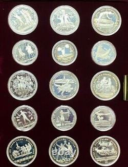 1980 Moscow Olympic games silver 28 coin set