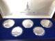 1980 Moscow Olympics 5 Coin Silver Coin Set