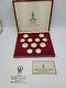 1980 Moscow Russia Olympic 28 Silver Coin Mint Set/wbox & Coa (20.2 Asw)