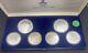 1980 Moscow Ussr 6 Coin Silver Olympic Set 5 & 10 Rubles With Case