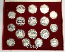 1980 Moscow USSR Olympics Proof Silver 28 Coin Set 20.24 ASW