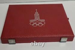 1980 Moscow USSR Olympics Proof Silver 28 Coin Set 20.24 ASW