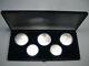 1980 Moscow Ussr Russia 5 Coin Silver Olympic Set 5 & 10 Rubles With Case. #79