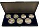 1980 Moscow Xxii Olympic Games 7 Silver Coins Set