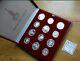 1980 Russia Ussr Moscow Olympic Silver 28 Proof Coins Set With Box And Coa