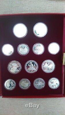 1980 Russia 28-Coin Olympics Silver Proof Set