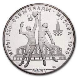 1980 Russia 28-Coin Olympics Silver Proof Set (Red)