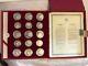 1980 Ussr Moscow Olympic 28 Silver Coins Proof Set With Case And Coa