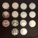 1980 Ussr Moscow Olympic Proof Silver 10 Ruble Coins. Total 14 Silver Coins Set