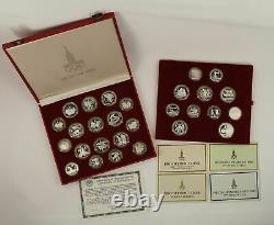 1980 USSR Moscow Olympic Silver Coin Set with Case & COA Free Shipping USA