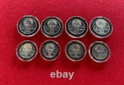 1980 USSR Moscow Olympics Coins Silver Proof Set with COA 28 Coins