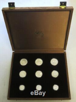 1982 Silver Greece Pan European Olympic Games Proof & Mint State 18 Coin Set