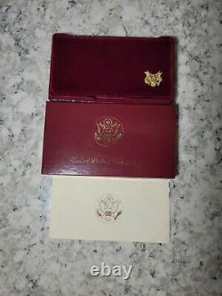 1983-1984 Olympic 3 coin set, 2 Silver Dollar & 1 Gold $10 coin Mint Condition