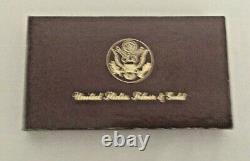 1983 / 1984 US Mint 3 Coin Olympic Silver $10 Gold Commemorative Proof Set
