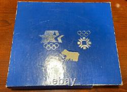 1983-84 Olympic Coin Proof Set Gold & Silver COMPLETE Box & COA YUGOSLAVIA / US