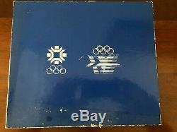 1983-84 Olympic Coin Proof Set Gold & Silver COMPLETE Box & COA YUGOSLAVIA / US