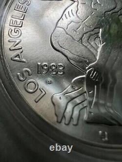 1983 BU (3) Olympic 90% Silver Dollar Coins Collector Set P D S OGP COA