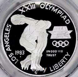 1983 OLYMPICS Silver Dollar PCGS PR70? FLAWLESS QUALITY? RARE