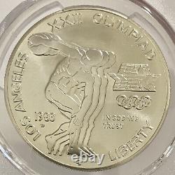 1983-P $1 Dollar Silver Olympic Discus Thrower PCGS MS-70