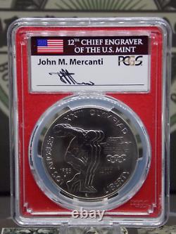 1983 S Commemorative OLYMPICS Silver Dollar $1 PCGS MS70 #575ARC Mercanti