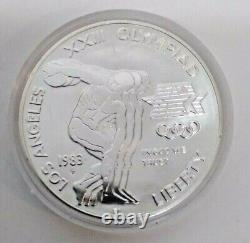 1983-S Olympic Discus Thrower Silver $1 Commemorative Coin GV