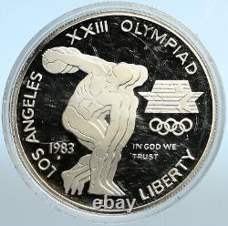 1983 S UNITED STATES Los Angeles 23rd Olympics Proof Silver Dollar Coin i101945