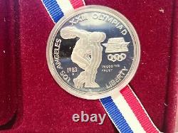 1983 and 1984 USA Olympic proof silver dollar Mint Mark S (6 Coins total)